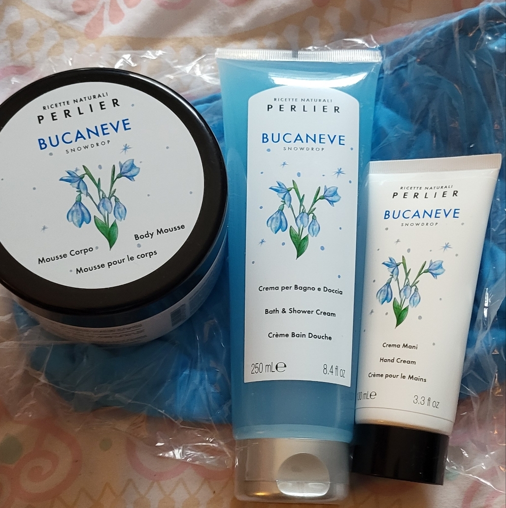 Bucaneve Body Mousse and Cream Set - Blue
